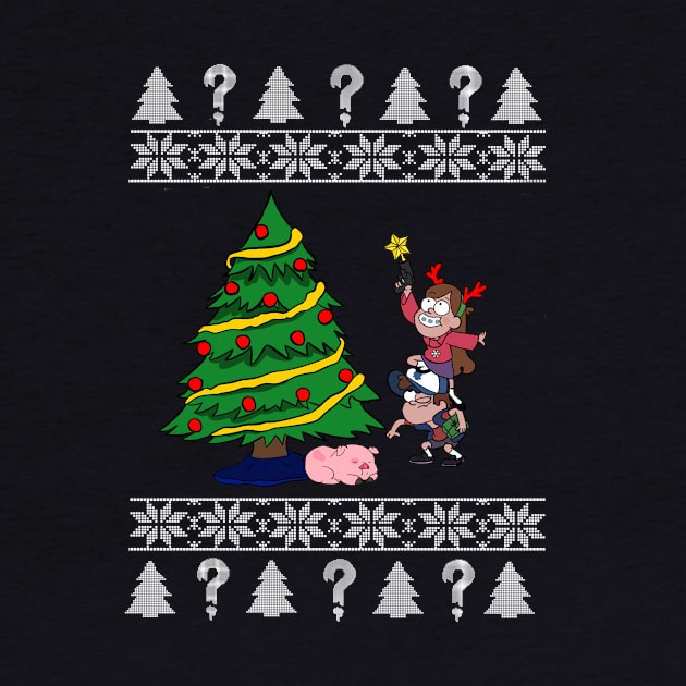 Gravity falls Christmas sweater by bowtie_fighter